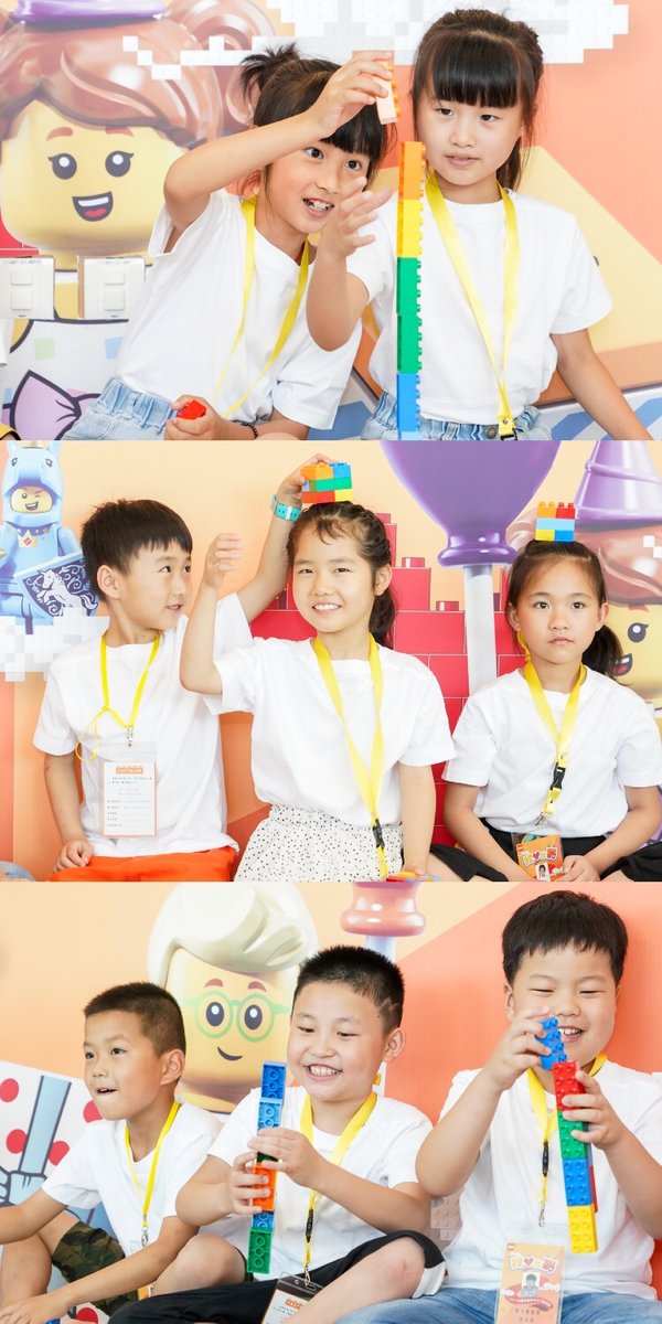孩子们在夏令营中参加包括乐高玩乐体验在内的丰富多彩的活动 孩子们在夏令营中参加包括乐高玩乐体验在内的丰富多彩的活动