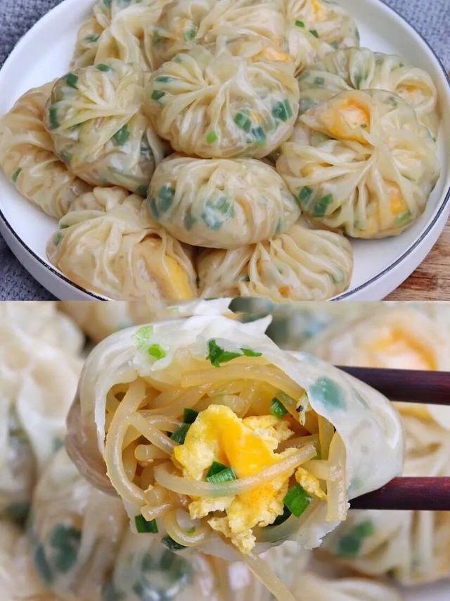 不揉面不发面的韭菜粉丝包!懒人做法